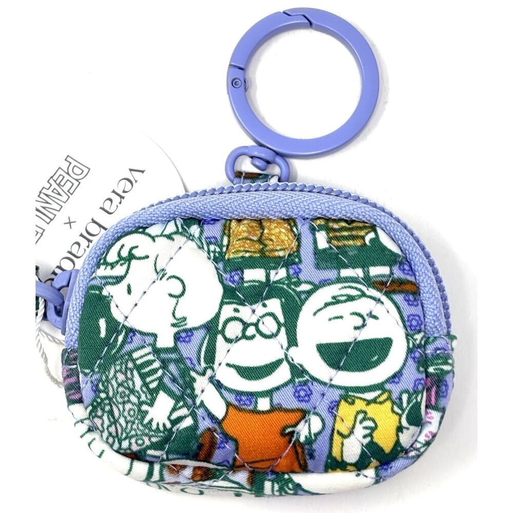 Vera Bradley Peanuts Pals Bag Charm for Airpods Marcy Snoopy Charlie Brwn NWOT